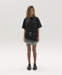 STRUCTURED HENLEY TOP (BLACK)