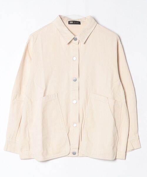 FREE STYLISTS（フリー スタイリスト）の「綿100％ジャケット（その他アウター・レディース・ブラック/ベージュ/ピンク・S/L/M）」の2枚目の写真