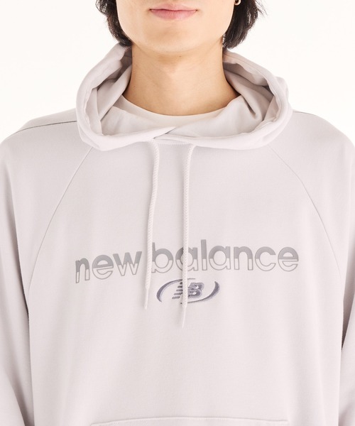 NEW BALANCE(ニューバランス)の「Trackside スウェットフーディ(裏毛)(パーカー・メンズ・ブラック/ネイビー/ライトグレー/アッシュブラウン・LARGE/XX-LARGE/X-LARGE/MEDIUM/SMALL)」の21枚目の写真