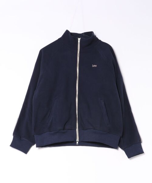 Lee(リー)の「FLEECE TRACK JACKET / フリーストラックジャケット(その他アウター・レディース・ネイビー/グレー/ピンク・SMALL/MEDIUM)」の1枚目の写真