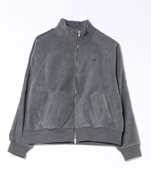 Lee(リー)の「FLEECE TRACK JACKET / フリーストラックジャケット(その他アウター・レディース・ネイビー/グレー/ピンク・SMALL/MEDIUM)」の2枚目の写真