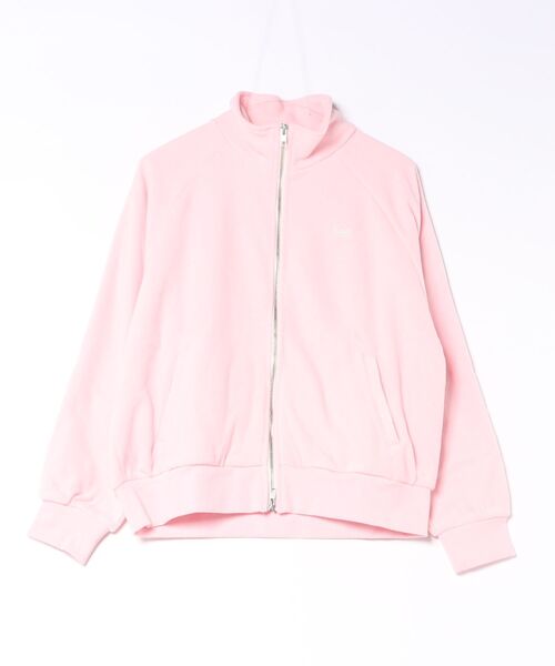 Lee(リー)の「FLEECE TRACK JACKET / フリーストラックジャケット(その他アウター・レディース・ネイビー/グレー/ピンク・SMALL/MEDIUM)」の3枚目の写真