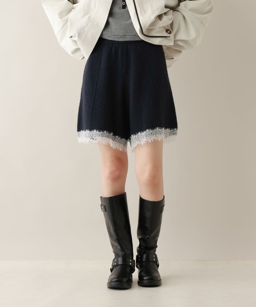 RAGEBLUE(レイジブルー)の「レースニットショートパンツ/セットアップ対応(その他パンツ・レディース・グレー系/ネイビー・FREE)」の10枚目の写真