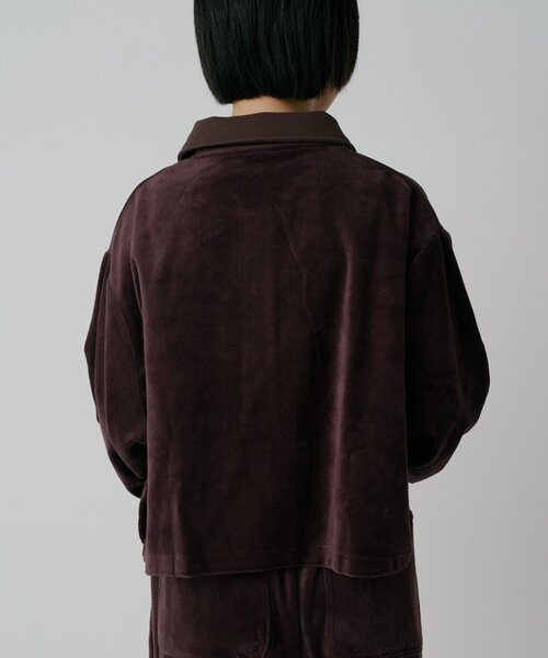 goocy(グーシー)の「【DISCUS】ベロアラグビーシャツ(シャツ/ブラウス・レディース・グレー/ブラウン/ブラック・MEDIUM/LARGE)」の21枚目の写真
