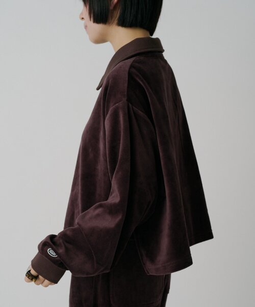 goocy(グーシー)の「【DISCUS】ベロアラグビーシャツ(シャツ/ブラウス・レディース・グレー/ブラウン/ブラック・MEDIUM/LARGE)」の22枚目の写真