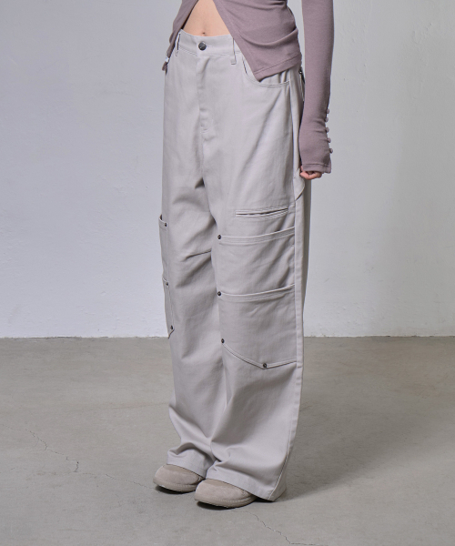 FANCY CLUB(ファンシークラブ)の「バッドガール カーゴパンツ (BEIGE) F26ZD474(その他パンツ・レディース・その他・SMALL/MEDIUM)」の2枚目の写真