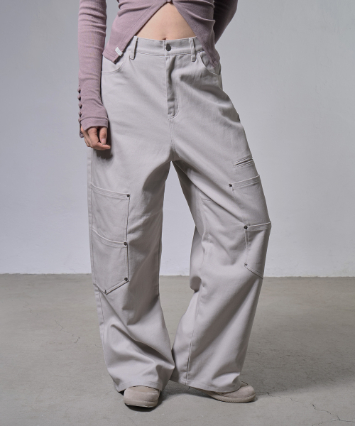 FANCY CLUB(ファンシークラブ)の「バッドガール カーゴパンツ (BEIGE) F26ZD474(その他パンツ・レディース・その他・SMALL/MEDIUM)」の4枚目の写真