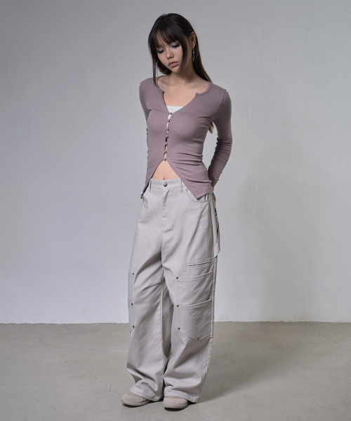 FANCY CLUB(ファンシークラブ)の「バッドガール カーゴパンツ (BEIGE) F26ZD474(その他パンツ・レディース・その他・SMALL/MEDIUM)」の6枚目の写真