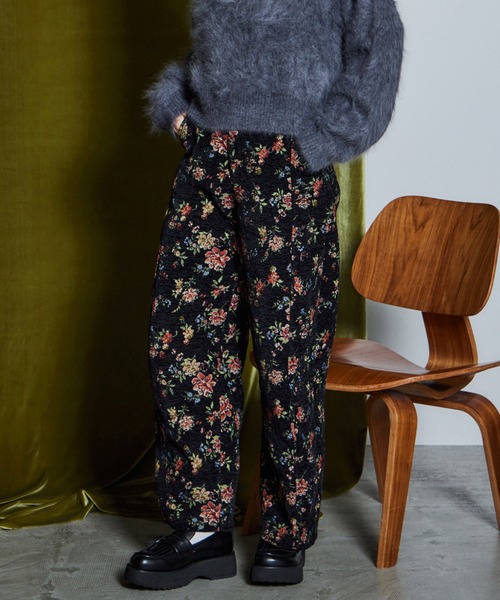 MAISON SPECIAL(メゾンスペシャル)の「【26WINTER PRE-ORDER】Multi-Fabric Cocoon Pants/マルチファブリックコクーンパンツ(スラックス・レディース・ブラック/ベージュ/ブラウン・38/36)」の2枚目の写真
