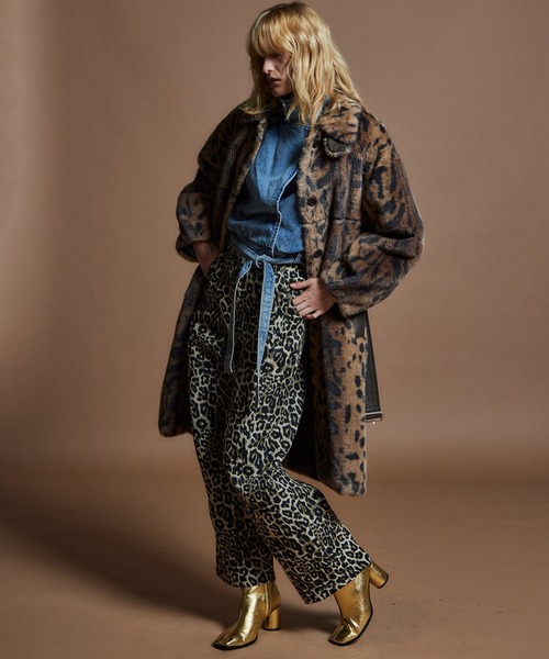MAISON SPECIAL(メゾンスペシャル)の「【26WINTER PRE-ORDER】Multi-Fabric Cocoon Pants/マルチファブリックコクーンパンツ(スラックス・レディース・ブラック/ベージュ/ブラウン・38/36)」の6枚目の写真