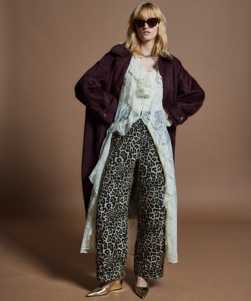 MAISON SPECIAL(メゾンスペシャル)の「【26WINTER PRE-ORDER】Multi-Fabric Cocoon Pants/マルチファブリックコクーンパンツ(スラックス・レディース・ブラック/ベージュ/ブラウン・38/36)」の7枚目の写真