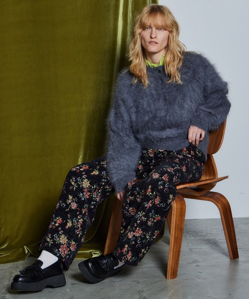 MAISON SPECIAL(メゾンスペシャル)の「【26WINTER PRE-ORDER】Multi-Fabric Cocoon Pants/マルチファブリックコクーンパンツ(スラックス・レディース・ブラック/ベージュ/ブラウン・38/36)」の14枚目の写真