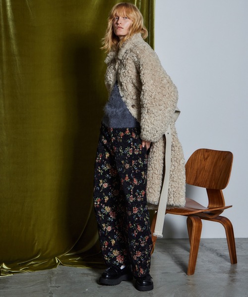 MAISON SPECIAL(メゾンスペシャル)の「【26WINTER PRE-ORDER】Multi-Fabric Cocoon Pants/マルチファブリックコクーンパンツ(スラックス・レディース・ブラック/ベージュ/ブラウン・38/36)」の19枚目の写真