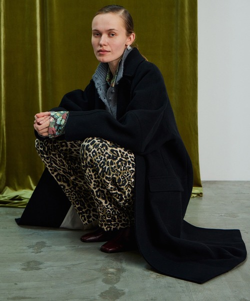 MAISON SPECIAL(メゾンスペシャル)の「【26WINTER PRE-ORDER】Multi-Fabric Cocoon Pants/マルチファブリックコクーンパンツ(スラックス・レディース・ブラック/ベージュ/ブラウン・38/36)」の11枚目の写真