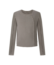 Pigment Shade Pieces Long Sleeve_[ベージュ]