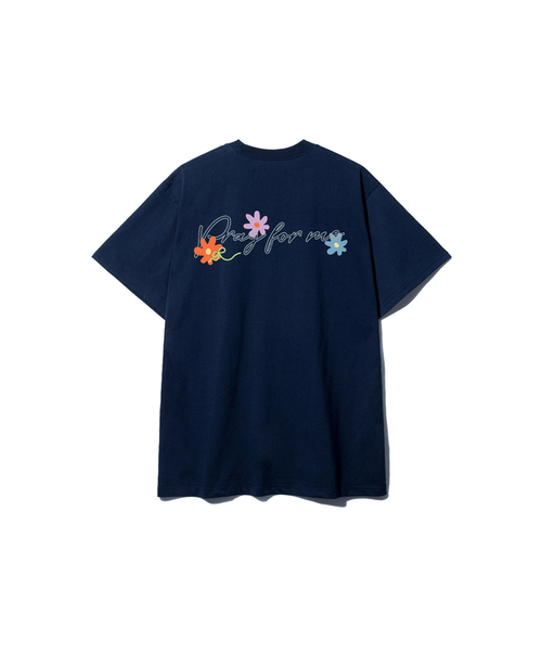 SUPERLATIVE（スーパーラティブ）の「S/P PRAY オーバーサイズ 半袖 (GOS2-5SP183)（Tシャツ/カットソー・レディース・ホワイト/ライトグレー/ブラック/ネイビー・MEDIUM/LARGE/X-LARGE）」の4枚目の写真
