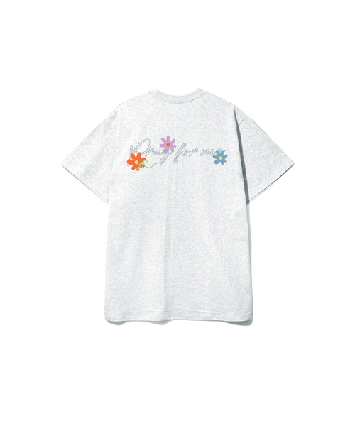 SUPERLATIVE（スーパーラティブ）の「S/P PRAY オーバーサイズ 半袖 (GOS2-5SP183)（Tシャツ/カットソー・レディース・ホワイト/ライトグレー/ブラック/ネイビー・MEDIUM/LARGE/X-LARGE）」の3枚目の写真