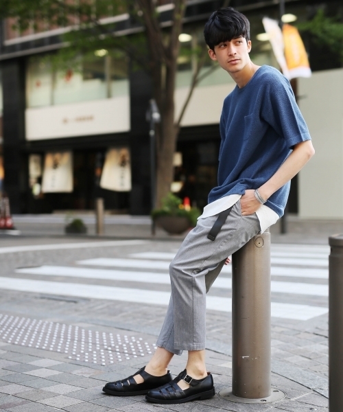 RAGEBLUE（レイジブルー）の「【吸水速乾】ストレッチチノアンクルパンツ2/724542（チノパンツ・メンズ・ネイビー/ベージュ/グレー/ブラック・LARGE/MEDIUM/SMALL）」の19枚目の写真