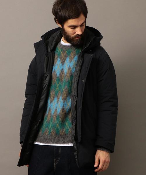 BEAUTY&YOUTH UNITED ARROWS（ビューティーアンドユースユナイテッドアローズ）の「BY ∴ アーガイル シャギー ニット◆（ニット/セーター・メンズ・グレー/ダークグレー・LARGE/MEDIUM/SMALL/X-LARGE）」の5枚目の写真