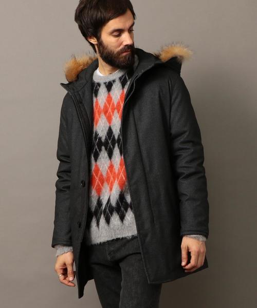 BEAUTY&YOUTH UNITED ARROWS（ビューティーアンドユースユナイテッドアローズ）の「BY ∴ アーガイル シャギー ニット◆（ニット/セーター・メンズ・グレー/ダークグレー・LARGE/MEDIUM/SMALL/X-LARGE）」の9枚目の写真