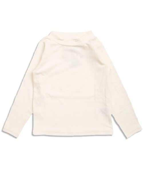 apres les cours（アプレレクール）の「キャミソール付きハイネックTシャツ（Tシャツ/カットソー・キッズ・ブラック/ベージュ・140/110/130/100/120/80/90）」の3枚目の写真