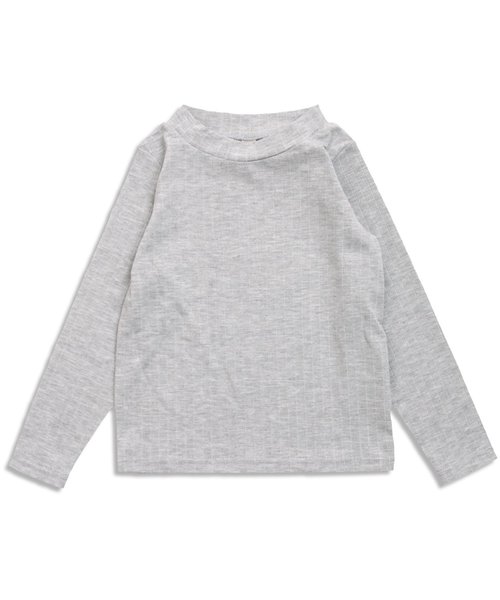 apres les cours（アプレレクール）の「キャミソール付きハイネックTシャツ（Tシャツ/カットソー・キッズ・ブラック/ベージュ・140/110/130/100/120/80/90）」の5枚目の写真