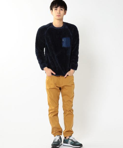 coen（コーエン）の「ボアフリースクルーネック（スウェット・メンズ・オフホワイト/ネイビー・LARGE/SMALL/MEDIUM/X-LARGE）」の13枚目の写真