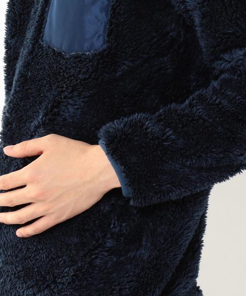 coen（コーエン）の「ボアフリースクルーネック（スウェット・メンズ・オフホワイト/ネイビー・LARGE/SMALL/MEDIUM/X-LARGE）」の5枚目の写真