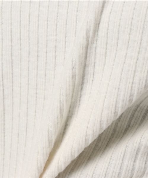 VENCEEXCHANGE（ヴァンスエクスチェンジ）の「リブ起毛両Ｖプルオーバー（ニット/セーター・レディース・ピンク/オフホワイト/ブラック・MEDIUM）」の10枚目の写真