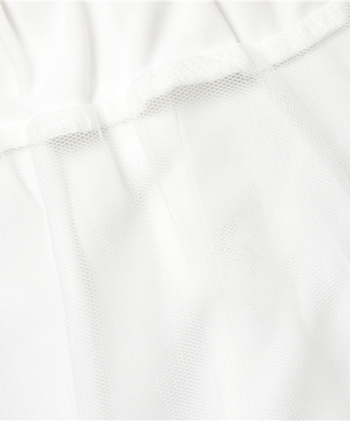 WEGO（ウィゴー）の「WEGO/シアーチュールスカート（スカート・レディース・ピンク/ホワイト/ブラック・FREE）」の10枚目の写真