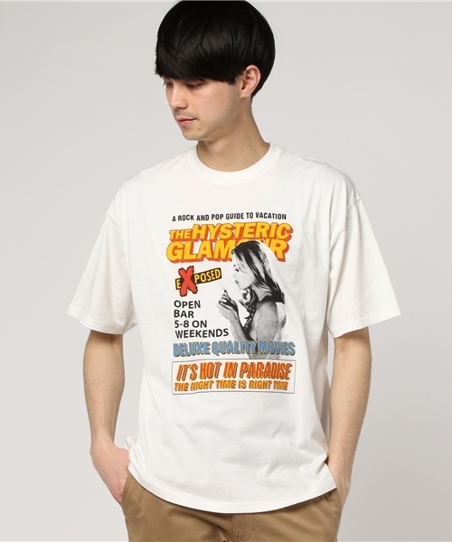 HYSTERIC GLAMOUR（ヒステリックグラマー）の「THE GUIDE pt T-SH（Tシャツ/カットソー・メンズ・レッド/ホワイト/ブラック・X-SMALL/LARGE/SMALL/MEDIUM）」の10枚目の写真
