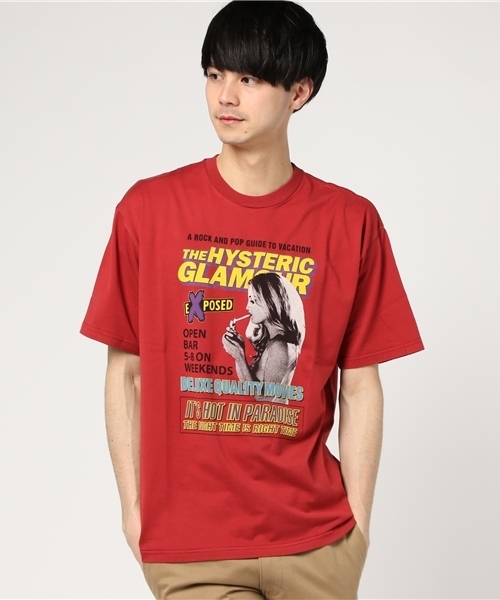 HYSTERIC GLAMOUR（ヒステリックグラマー）の「THE GUIDE pt T-SH（Tシャツ/カットソー・メンズ・レッド/ホワイト/ブラック・X-SMALL/LARGE/SMALL/MEDIUM）」の12枚目の写真