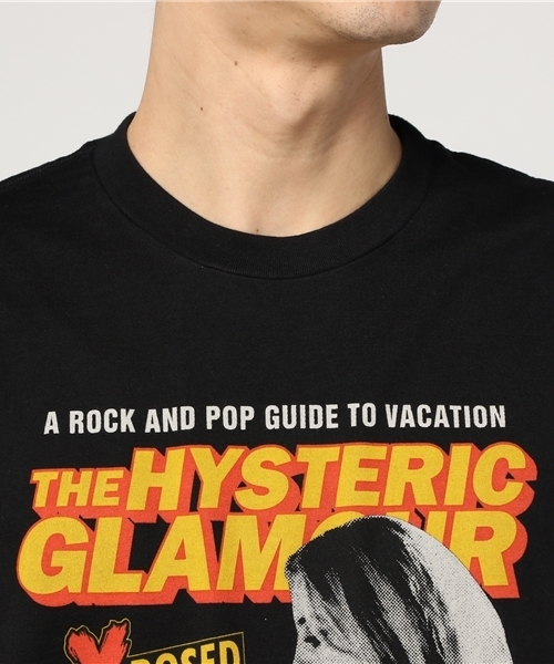 HYSTERIC GLAMOUR（ヒステリックグラマー）の「THE GUIDE pt T-SH（Tシャツ/カットソー・メンズ・レッド/ホワイト/ブラック・X-SMALL/LARGE/SMALL/MEDIUM）」の6枚目の写真