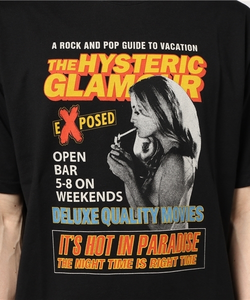 HYSTERIC GLAMOUR（ヒステリックグラマー）の「THE GUIDE pt T-SH（Tシャツ/カットソー・メンズ・レッド/ホワイト/ブラック・X-SMALL/LARGE/SMALL/MEDIUM）」の8枚目の写真