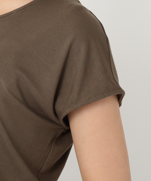 UNRELISH（アンレリッシュ）の「サイドスリットロンパース（ワンピース・レディース・カーキ/オレンジ/ブラック・MEDIUM）」の5枚目の写真