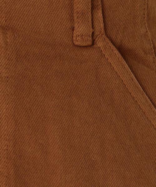 Another Edition（アナザーエディション）の「ハイウエストサスペンダースカート ◆（スカート・レディース・ブラウン/オフホワイト・SMALL/MEDIUM）」の4枚目の写真