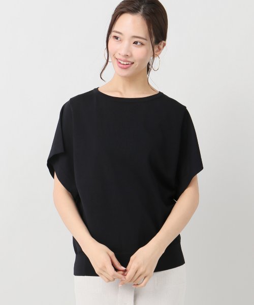 FIGARO Paris(フィガロパリ)の「LOREL 半袖プルオーバー◆(ニット/セーター・レディース・ブラック/ホワイト/ピンク・FREE)」の3枚目の写真