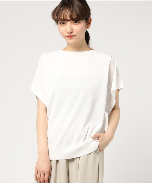 FIGARO Paris(フィガロパリ)の「LOREL 半袖プルオーバー◆(ニット/セーター・レディース・ブラック/ホワイト/ピンク・FREE)」の16枚目の写真