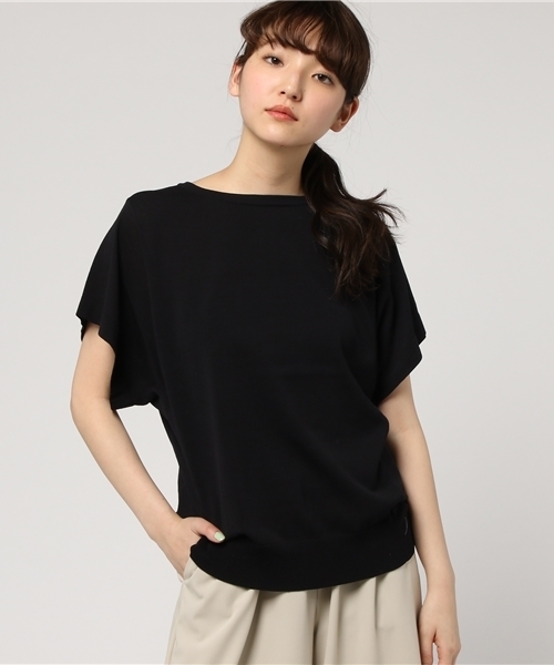 FIGARO Paris(フィガロパリ)の「LOREL 半袖プルオーバー◆(ニット/セーター・レディース・ブラック/ホワイト/ピンク・FREE)」の17枚目の写真