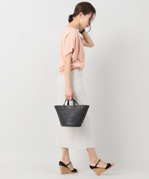FIGARO Paris(フィガロパリ)の「LOREL 半袖プルオーバー◆(ニット/セーター・レディース・ホワイト/ブラック/ピンク・FREE)」の20枚目の写真