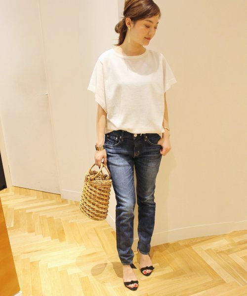 FIGARO Paris(フィガロパリ)の「LOREL 半袖プルオーバー◆(ニット/セーター・レディース・ブラック/ホワイト/ピンク・FREE)」の14枚目の写真