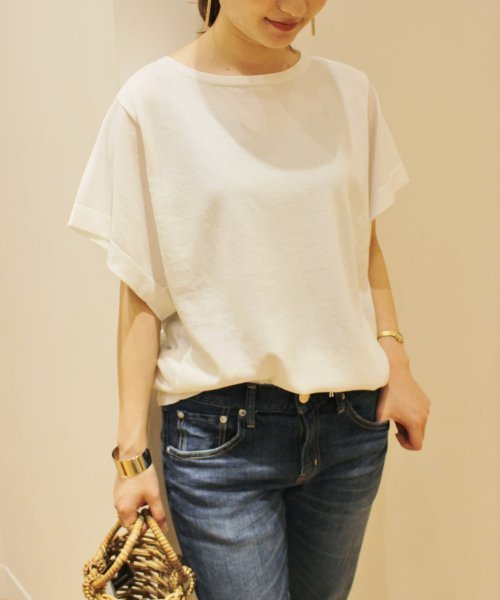 FIGARO Paris(フィガロパリ)の「LOREL 半袖プルオーバー◆(ニット/セーター・レディース・ブラック/ホワイト/ピンク・FREE)」の8枚目の写真