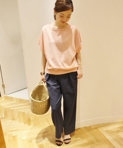 FIGARO Paris(フィガロパリ)の「LOREL 半袖プルオーバー◆(ニット/セーター・レディース・ブラック/ホワイト/ピンク・FREE)」の11枚目の写真