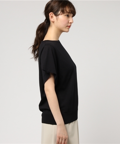 FIGARO Paris(フィガロパリ)の「LOREL 半袖プルオーバー◆(ニット/セーター・レディース・ブラック/ホワイト/ピンク・FREE)」の20枚目の写真