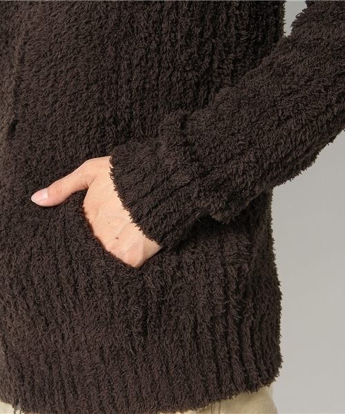 BAREFOOT DREAMS(ベアフットドリームズ)の「544 CozyChic Men's Ribbed Hoodie(パーカー・メンズ・チャコールグレー/ダークブラウン/ブルー/ブルー系その他/ブラック・SMALL/MEDIUM/LARGE/X-LARGE)」の10枚目の写真