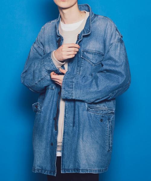 MONKEY TIME（モンキータイム）の「＜monkey time＞ SHRP LNR DENIM M-65/ブルゾン（ミリタリージャケット・メンズ・コバルトブルー・X-LARGE/MEDIUM/LARGE/SMALL）」の2枚目の写真