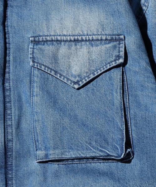 MONKEY TIME（モンキータイム）の「＜monkey time＞ SHRP LNR DENIM M-65/ブルゾン（ミリタリージャケット・メンズ・コバルトブルー・X-LARGE/MEDIUM/LARGE/SMALL）」の8枚目の写真