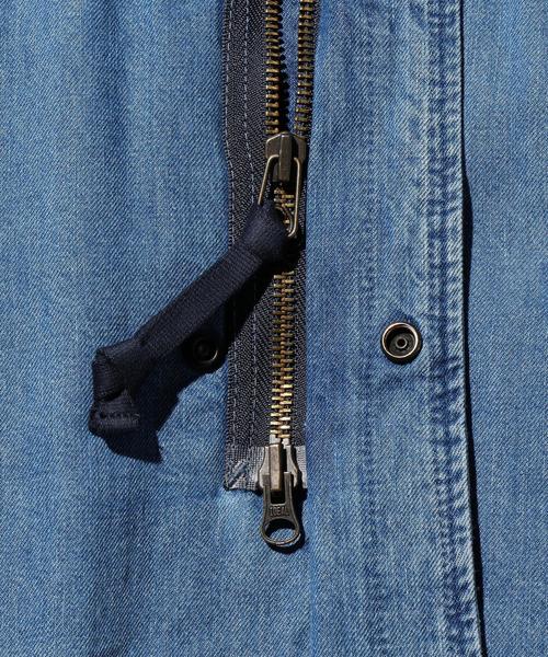 MONKEY TIME（モンキータイム）の「＜monkey time＞ SHRP LNR DENIM M-65/ブルゾン（ミリタリージャケット・メンズ・コバルトブルー・X-LARGE/MEDIUM/LARGE/SMALL）」の10枚目の写真