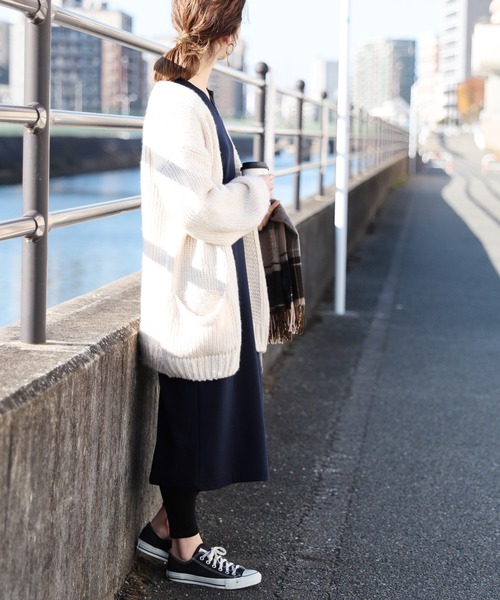 reca（レカ）の「スウェットロング丈ワンピース（ワンピース・レディース・ブラック/ネイビー/ダークグレー/ボルドー/オレンジ/ブルー系その他/ライトグレー/ホワイト系その他・M/L）」の17枚目の写真