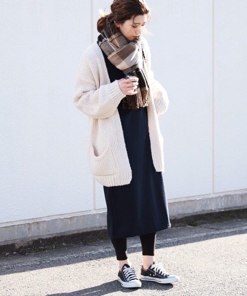 reca（レカ）の「スウェットロング丈ワンピース（ワンピース・レディース・ブラック/ネイビー/ダークグレー/ボルドー/オレンジ/ブルー系その他/ライトグレー/ホワイト系その他・M/L）」の19枚目の写真